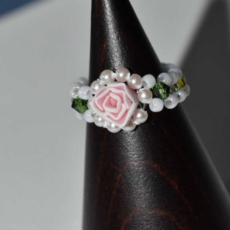 ミニバラのリング【サイズ変更可】