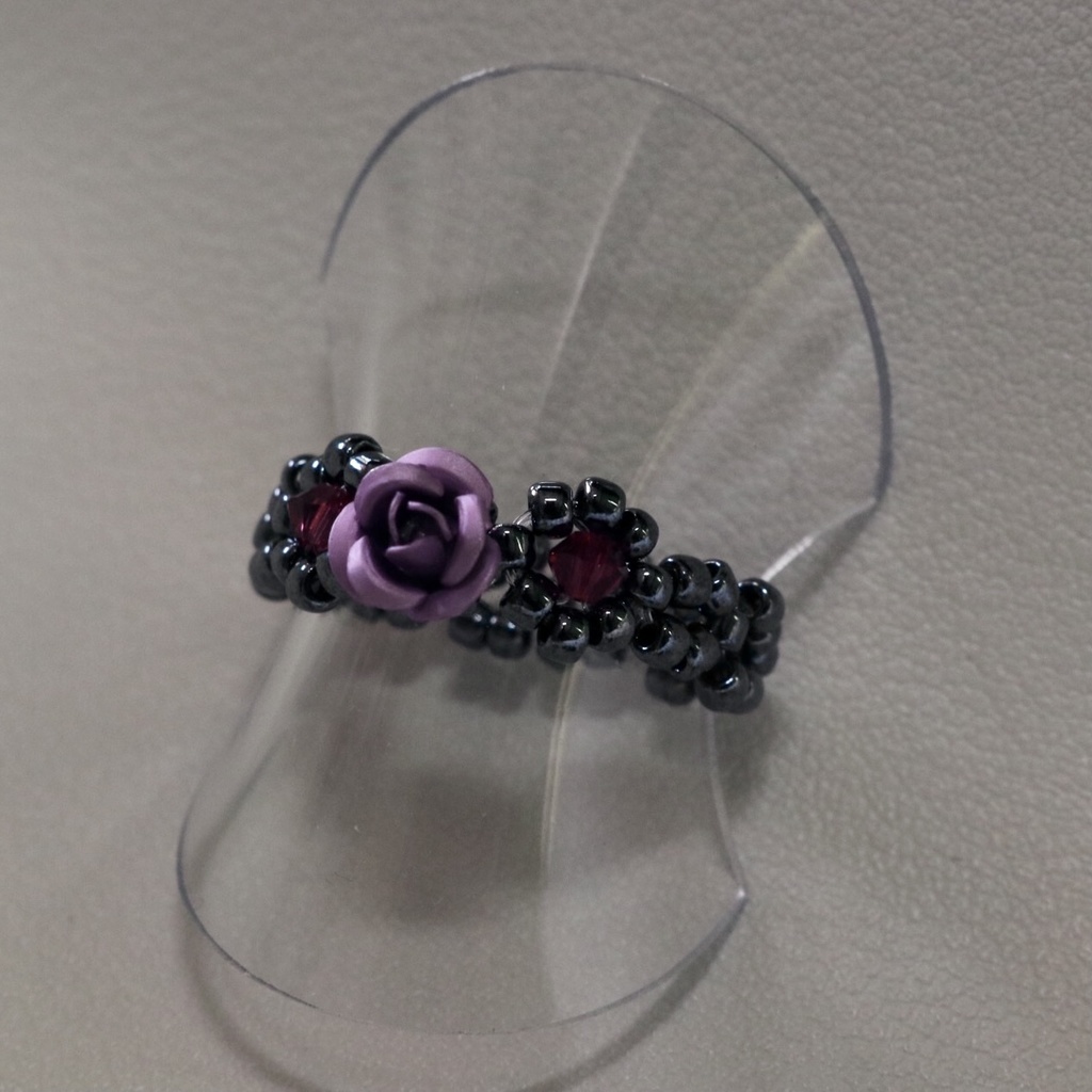 ミニバラのリング【サイズ変更可】