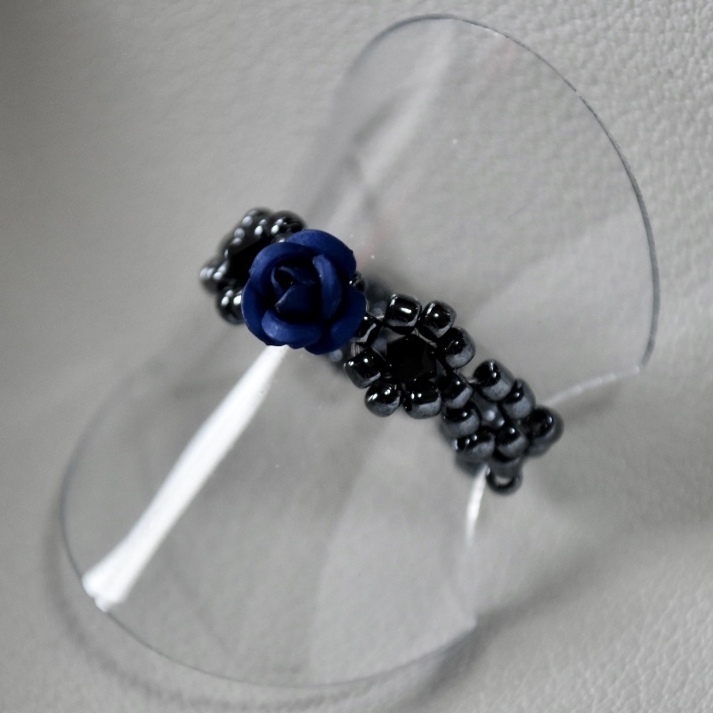 ミニバラのリング【サイズ変更可】