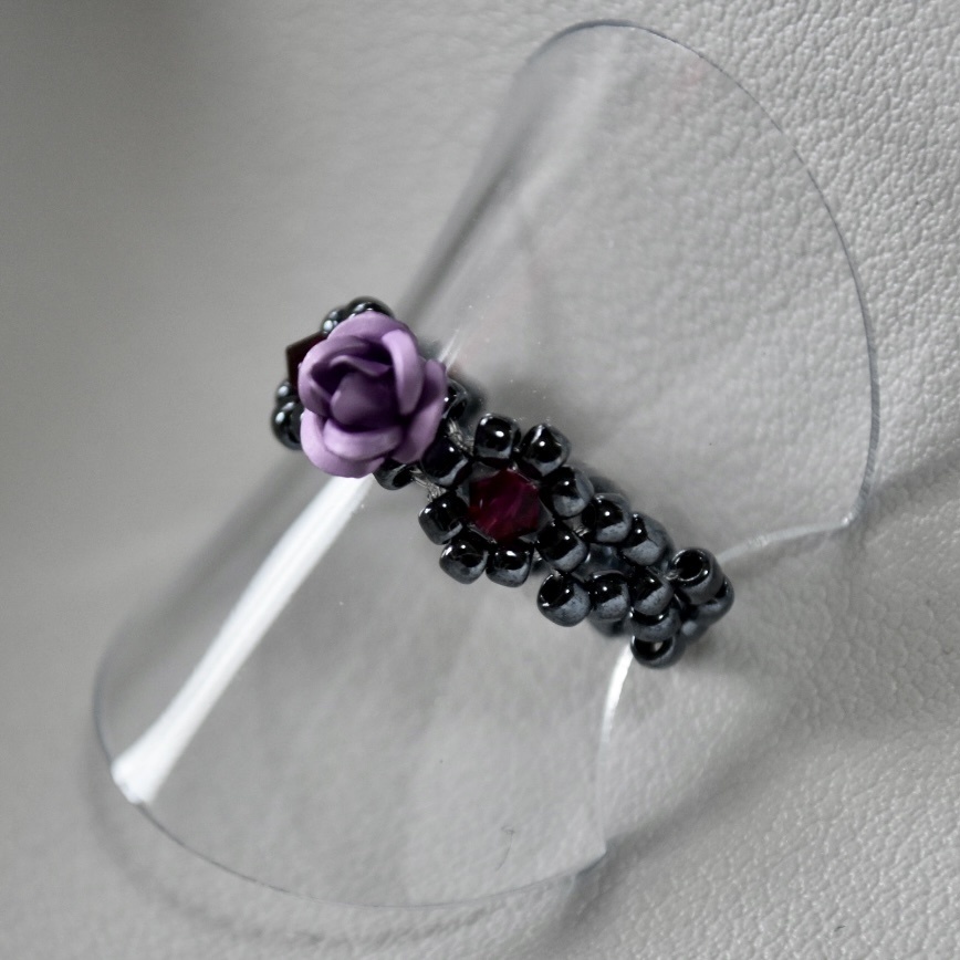 ミニバラのリング【サイズ変更可】