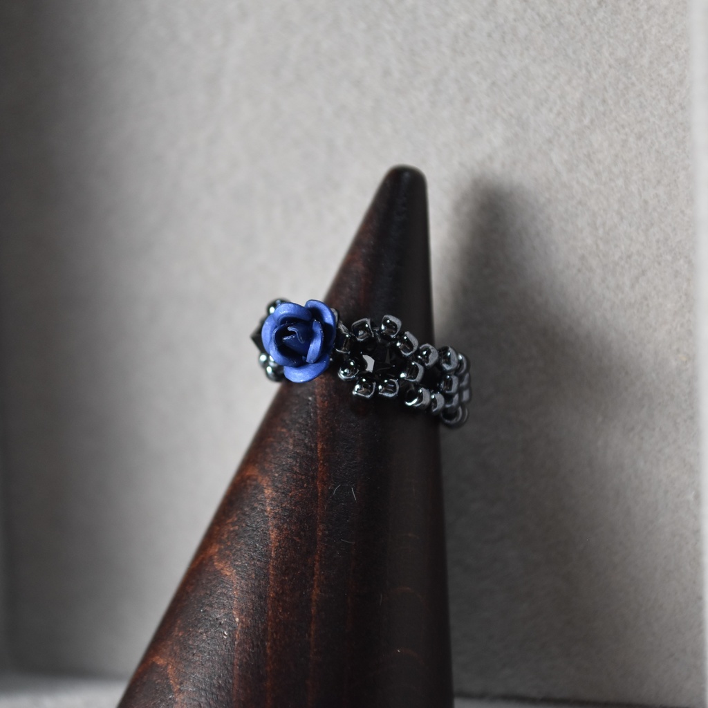 ミニバラのリング【サイズ変更可】