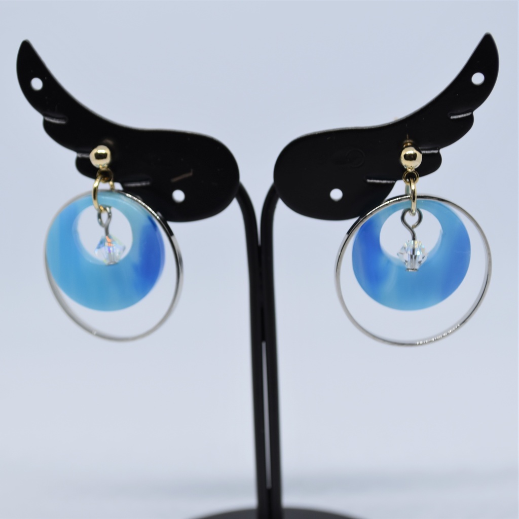 人魚のお散歩(水面:A) ピアス/イヤリング