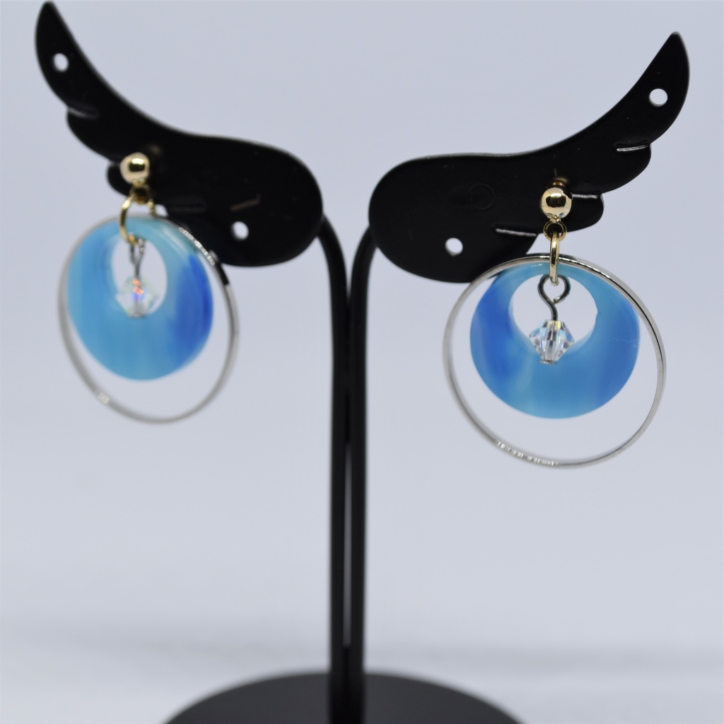 人魚のお散歩(水面:A) ピアス/イヤリング