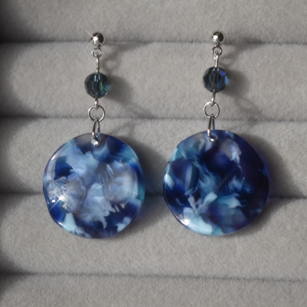 人魚のお散歩(深海) ピアス/イヤリング