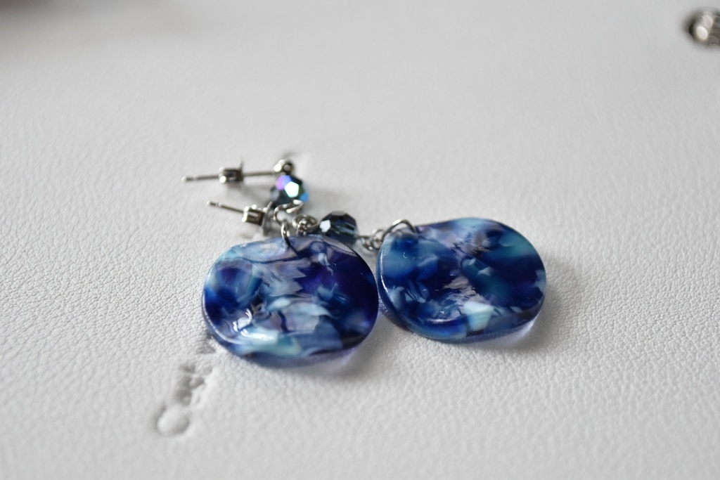 人魚のお散歩(深海) ピアス/イヤリング