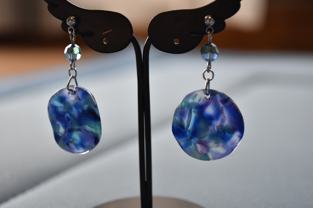 人魚のお散歩(深海) ピアス/イヤリング