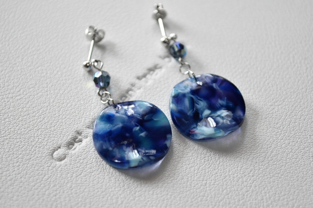 人魚のお散歩(深海) ピアス/イヤリング