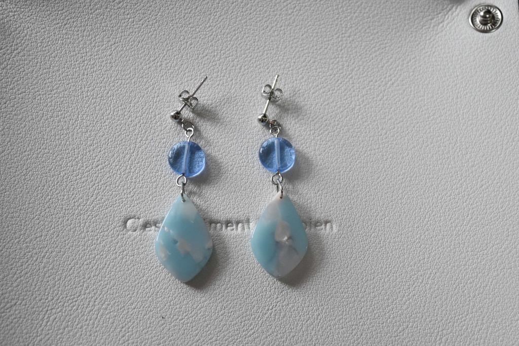 【再販不可】空模様(晴れ) ピアス/イヤリング