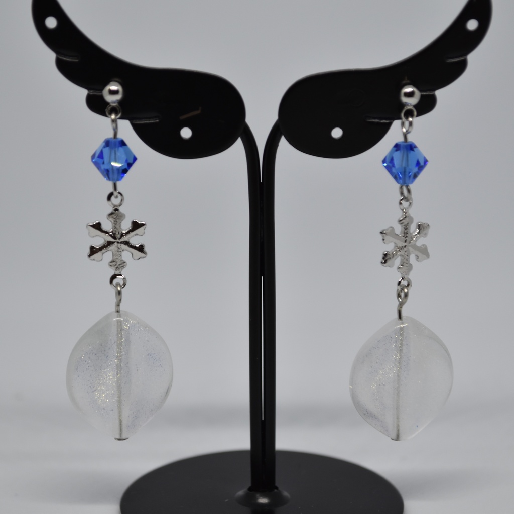 falling snow ピアス/イヤリング 【FF14イメージアクセサリー】