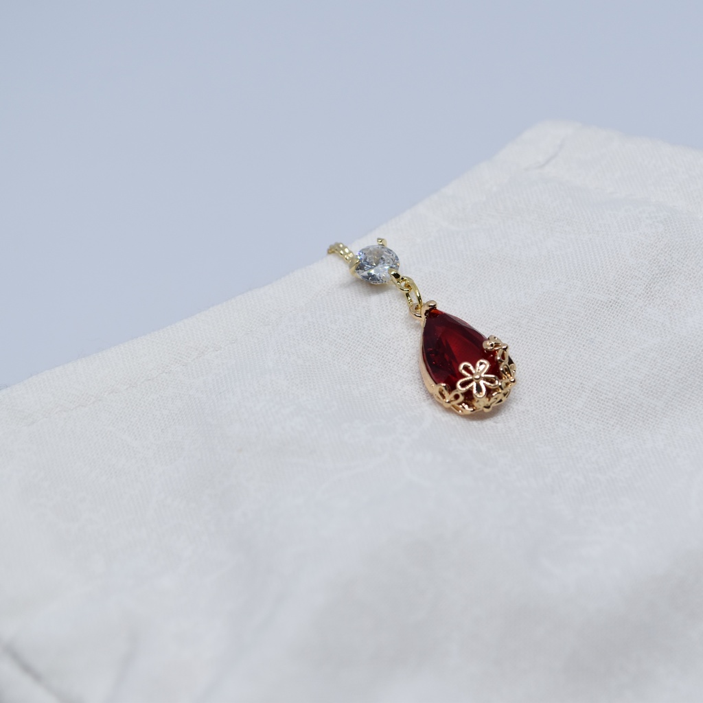 硝子どろっぷのマスククリップ 深紅