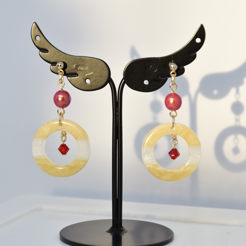 ショートケーキのピアス/イヤリング【レトロ喫茶シリヰズ】