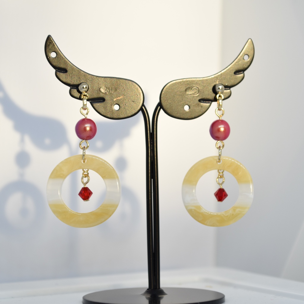 ショートケーキのピアス/イヤリング【レトロ喫茶シリヰズ】