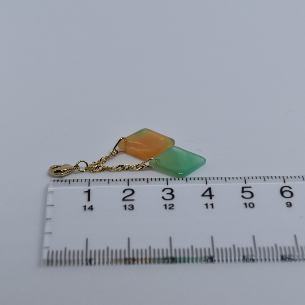 赤肉メロンのピアス/イヤリング(チャーム変更可)【レトロ喫茶シリヰズ】