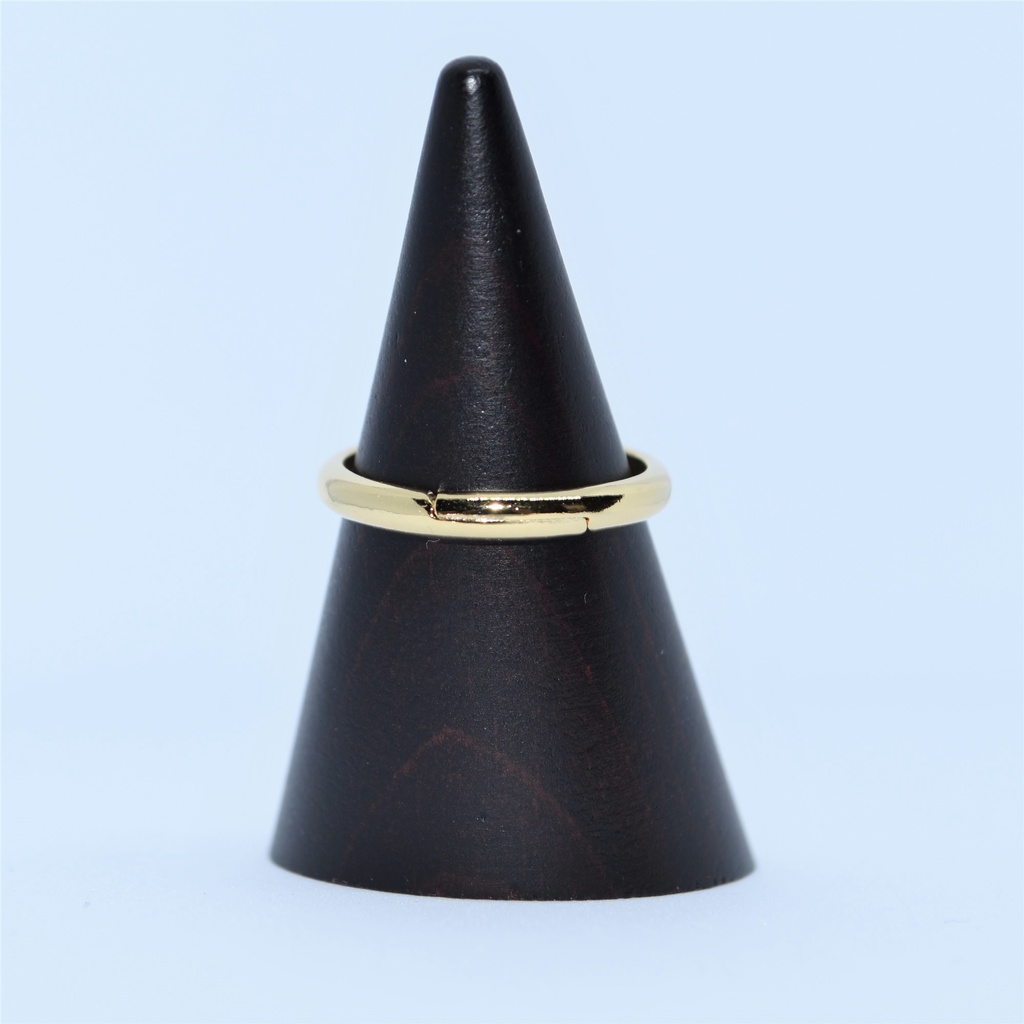 黒いハートの指輪(フリーサイズ)