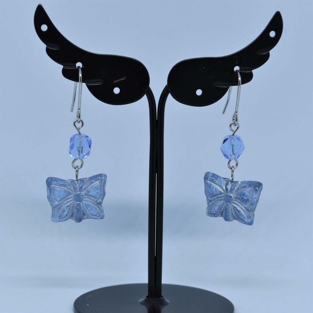 夢色蝶々のピアス/イヤリング(アレキサンドライト)