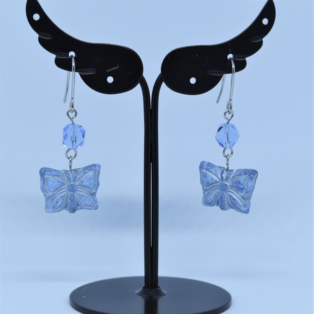 夢色蝶々のピアス/イヤリング(アレキサンドライト)
