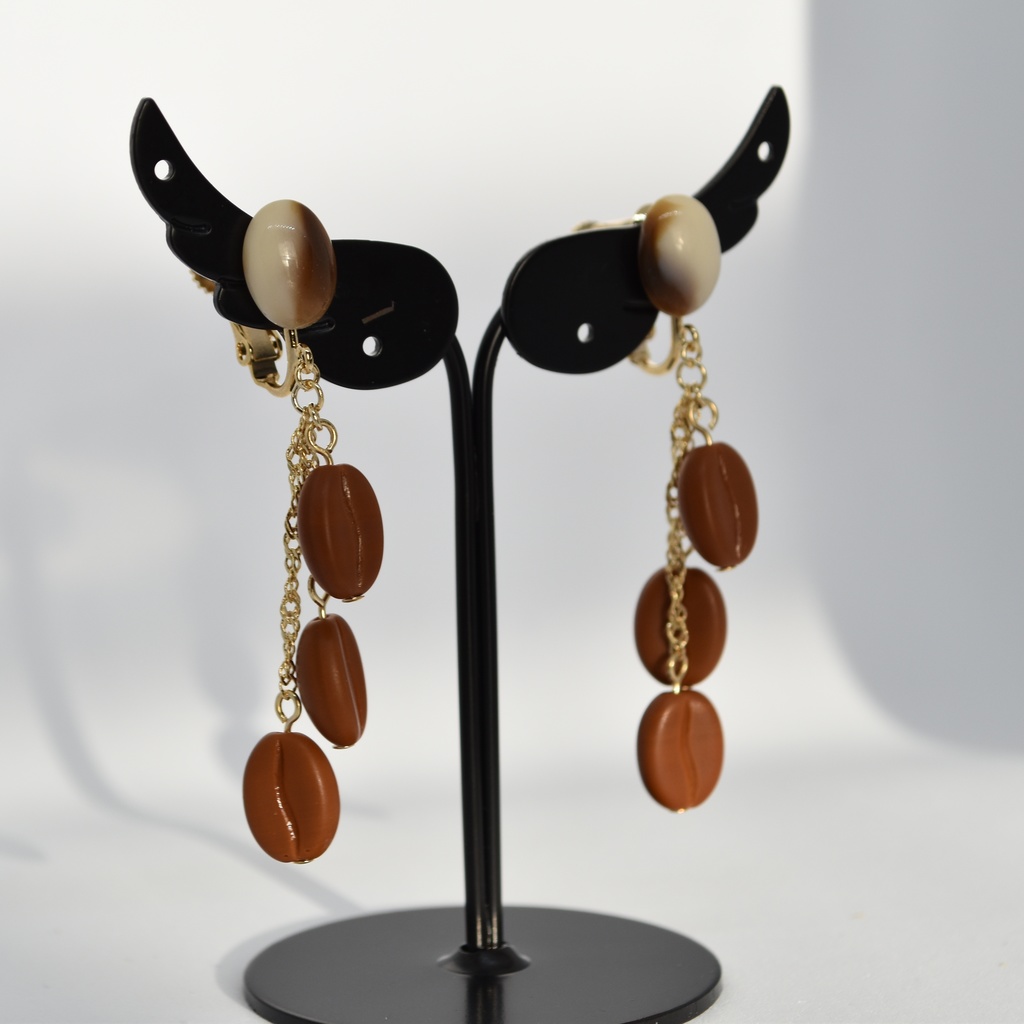 Bean to ”cafe au lait” イヤリング