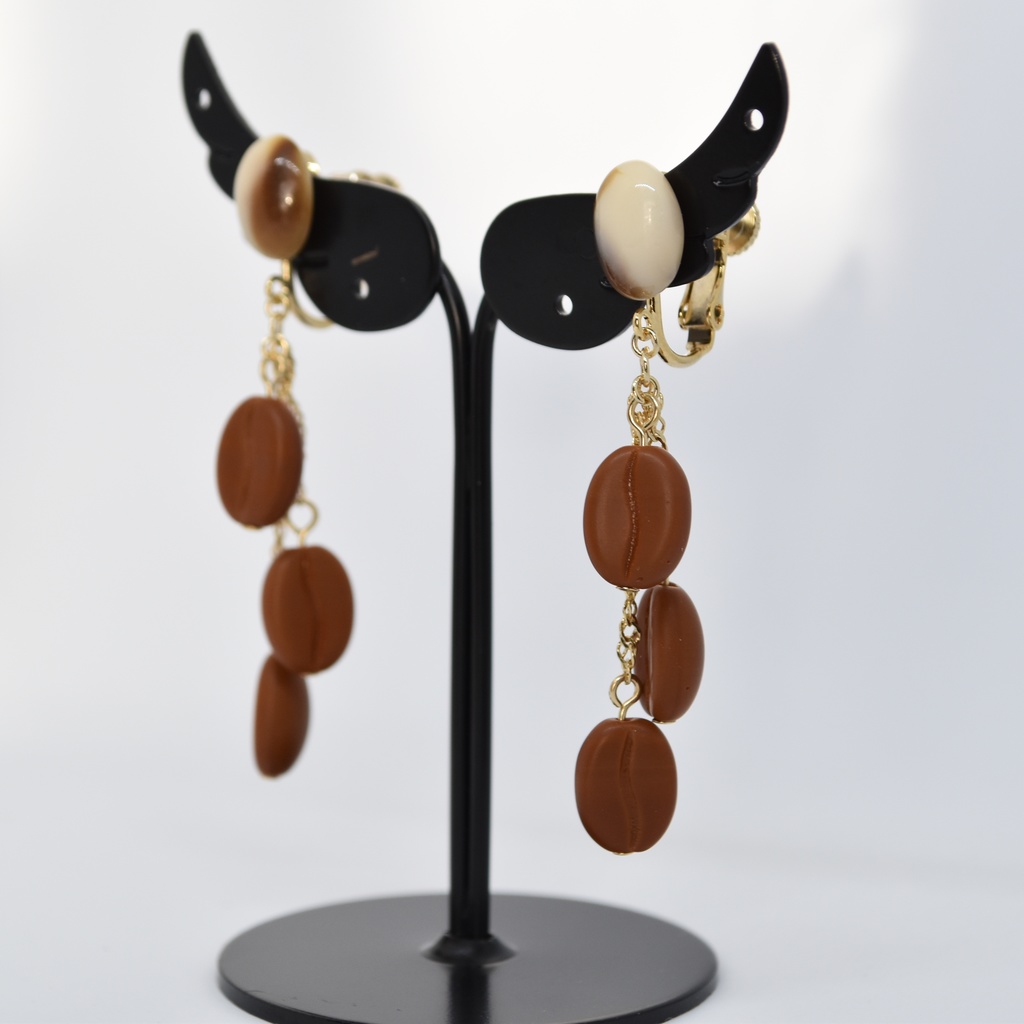 Bean to ”cafe au lait” イヤリング