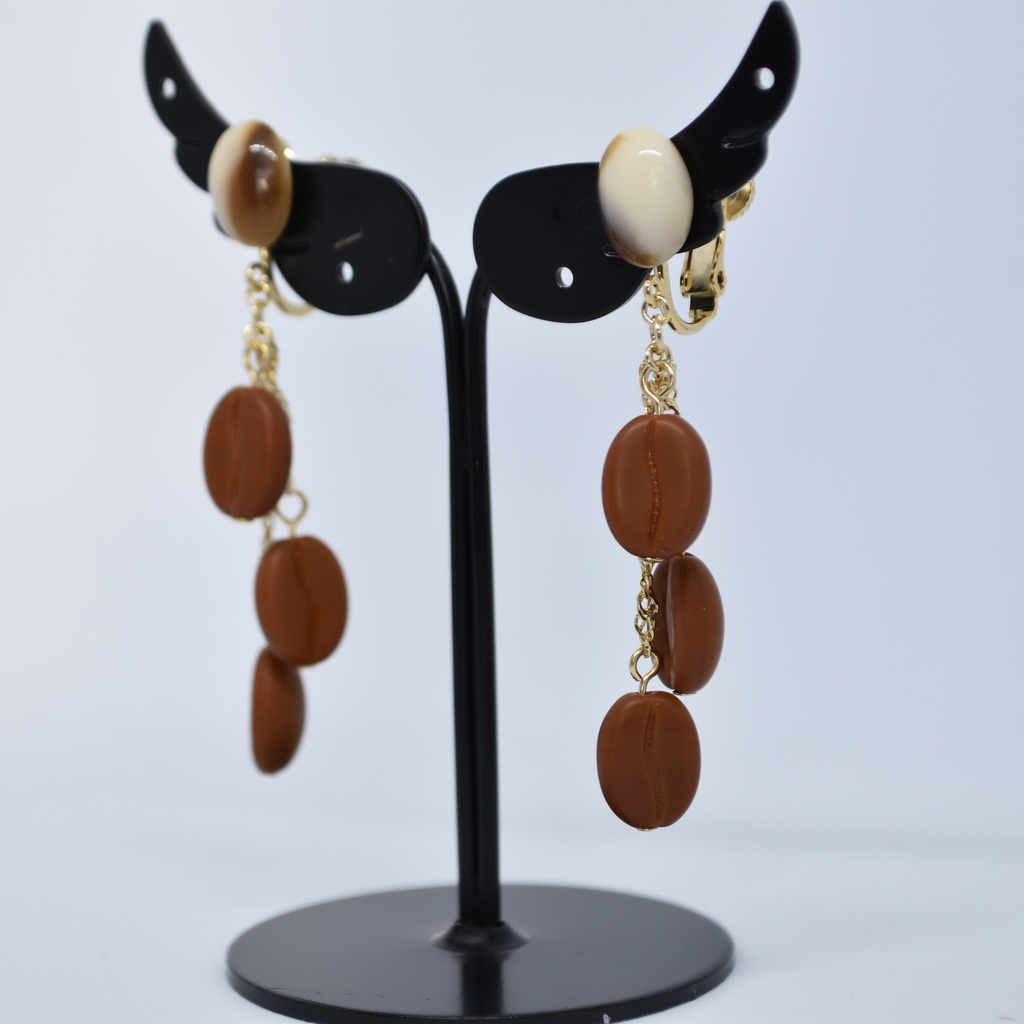 Bean to ”cafe au lait” イヤリング