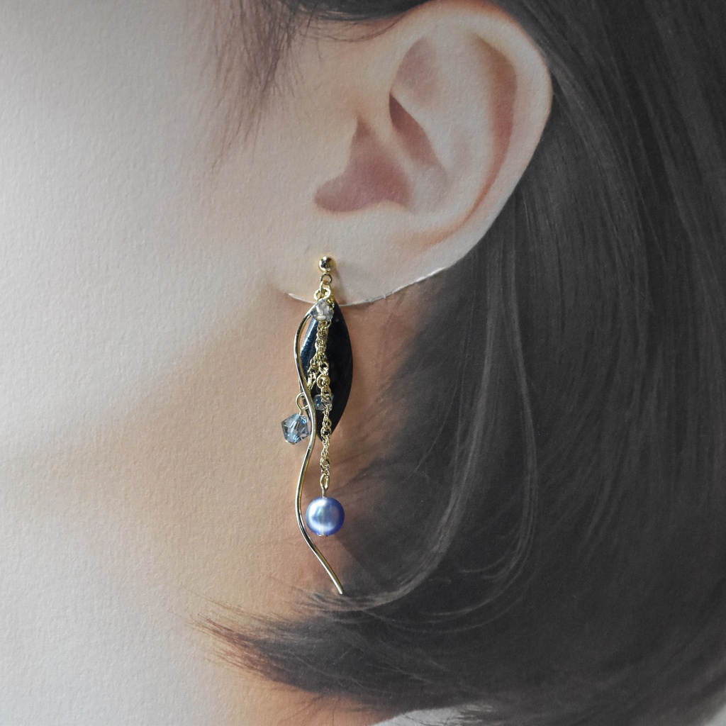 深海のイヤリング/ピアス【リニューアル】【イメージアクセサリー】