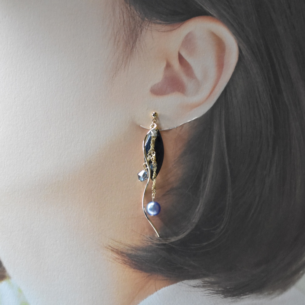 深海のイヤリング/ピアス【リニューアル】【イメージアクセサリー】