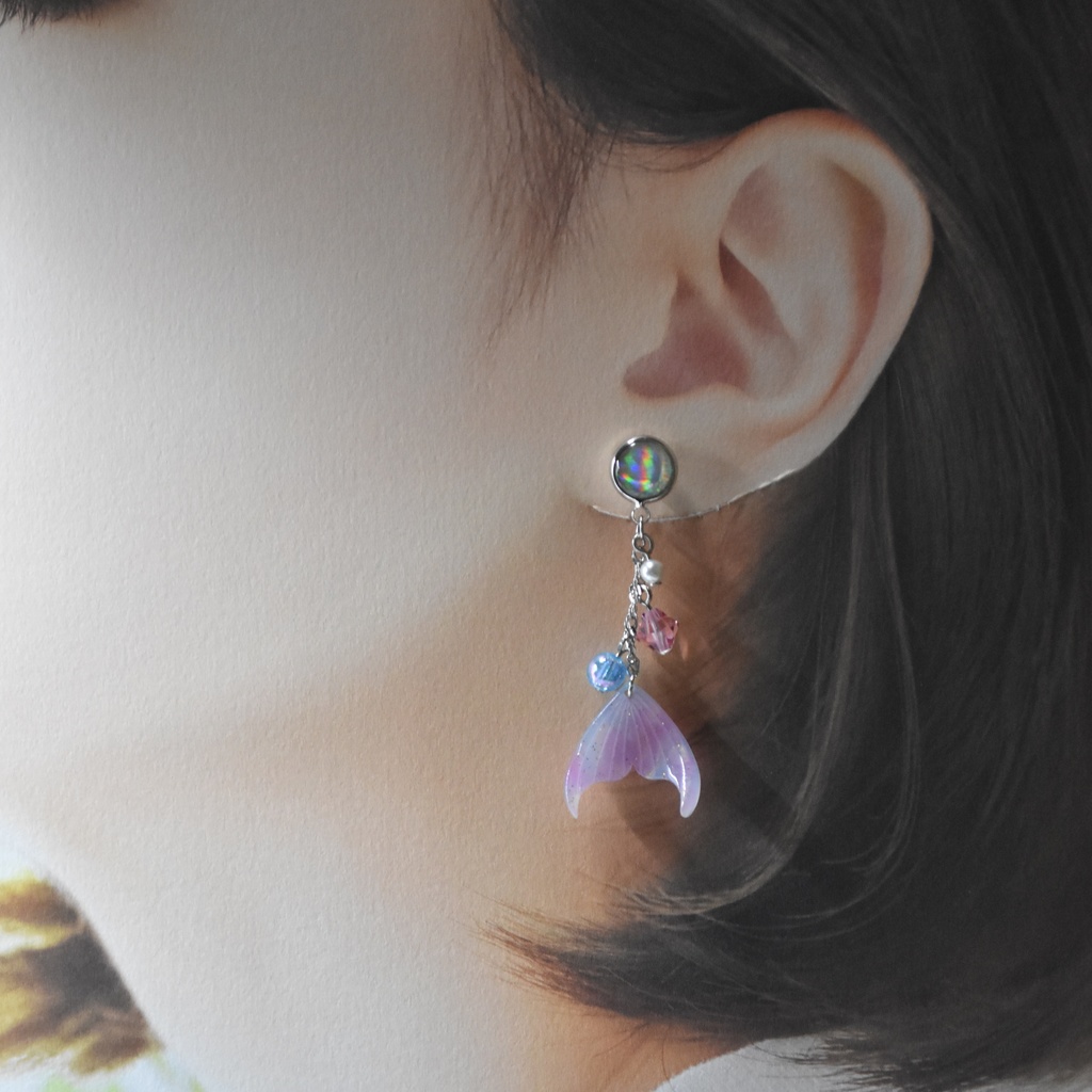 ある人魚の恋(ショート)ピアス/イヤリング