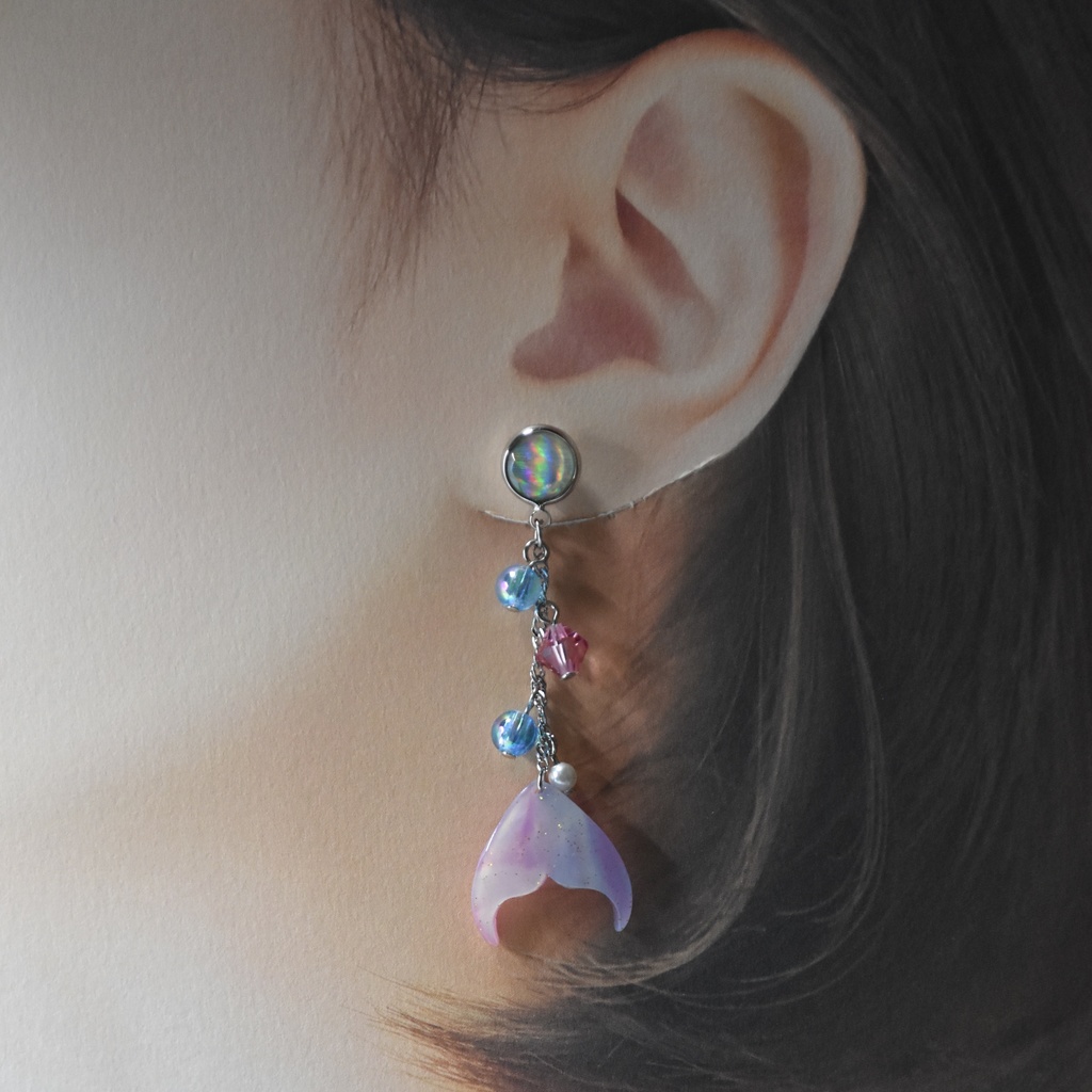 ある人魚の恋(ロング)ピアス/イヤリング