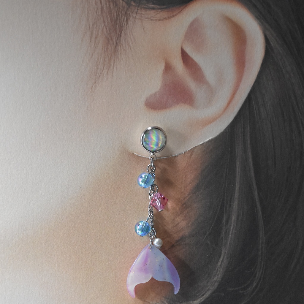 ある人魚の恋(ロング)ピアス/イヤリング