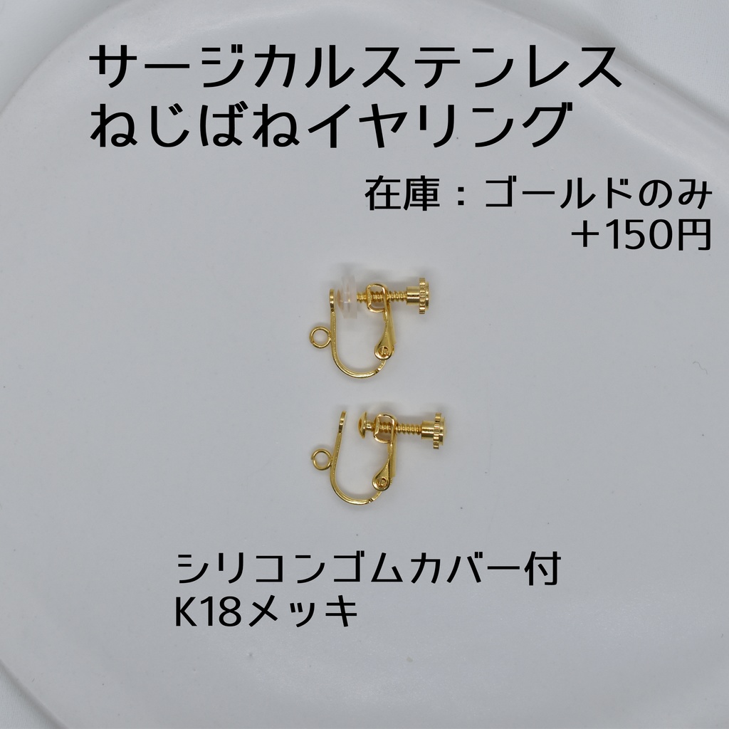 サージカルステンレス製金具に変更