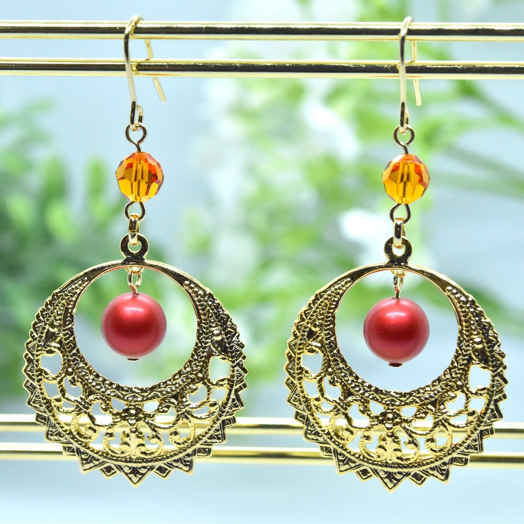 金輪の貴婦人 アーゼマ:A【十二神イメージ ピアス/イヤリング 】