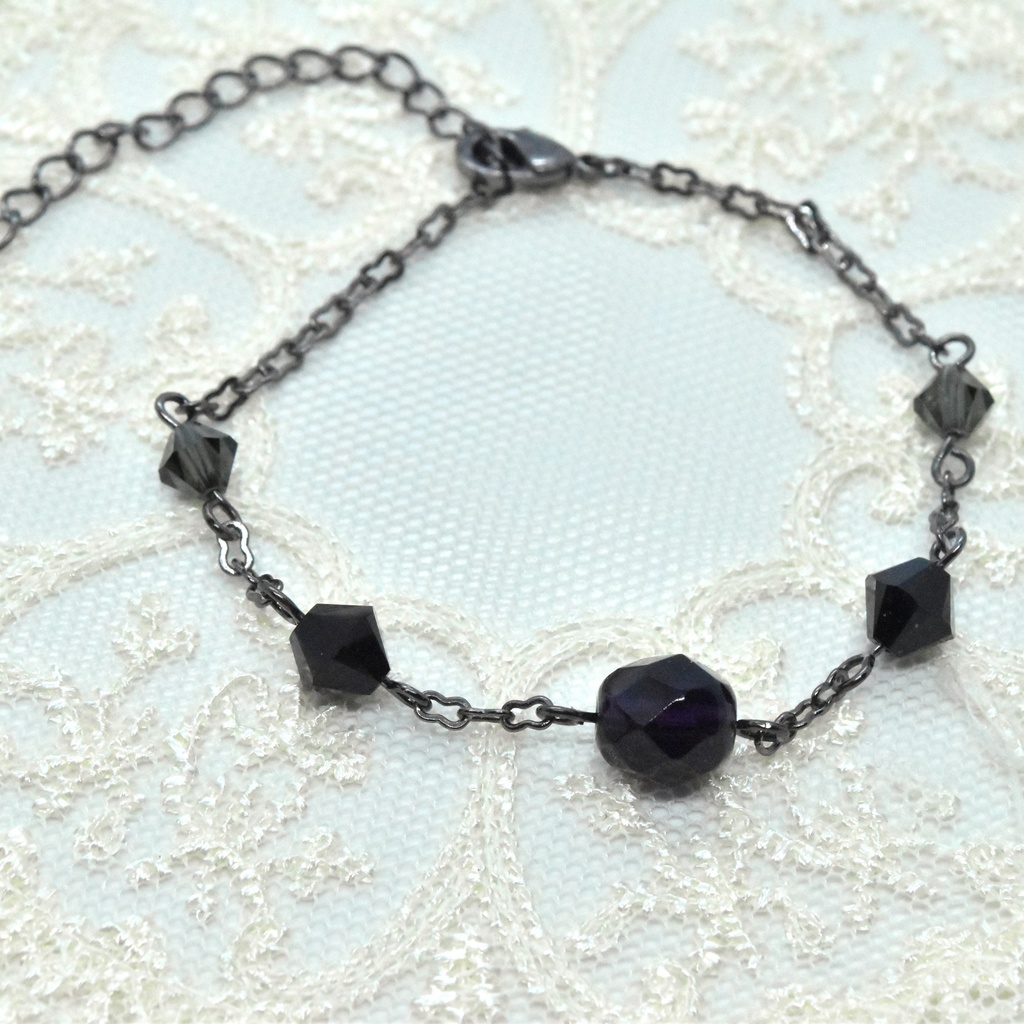 宵闇の使徒:ブラック【キャラクターイメージブレスレット】