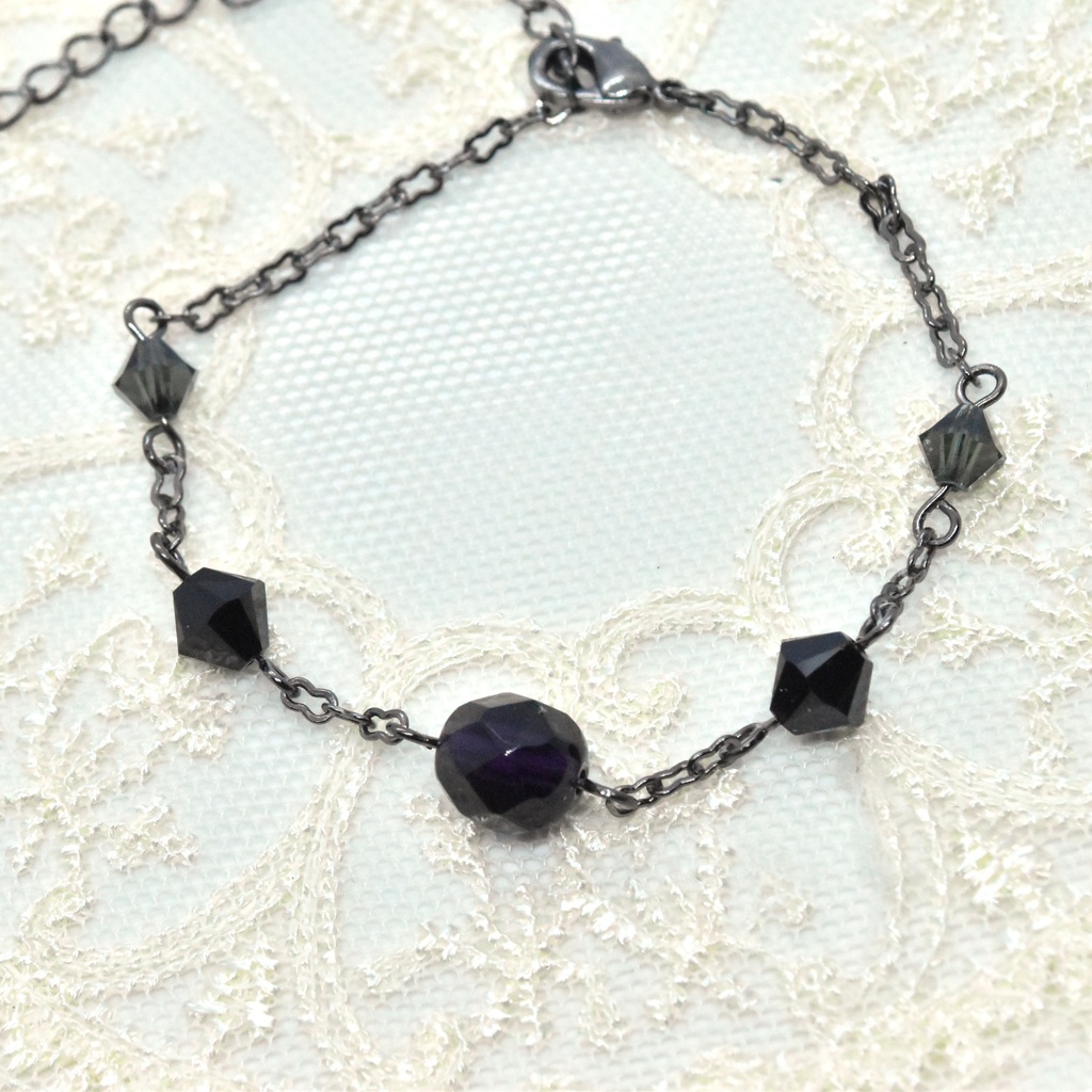 宵闇の使徒:ブラック【キャラクターイメージブレスレット】