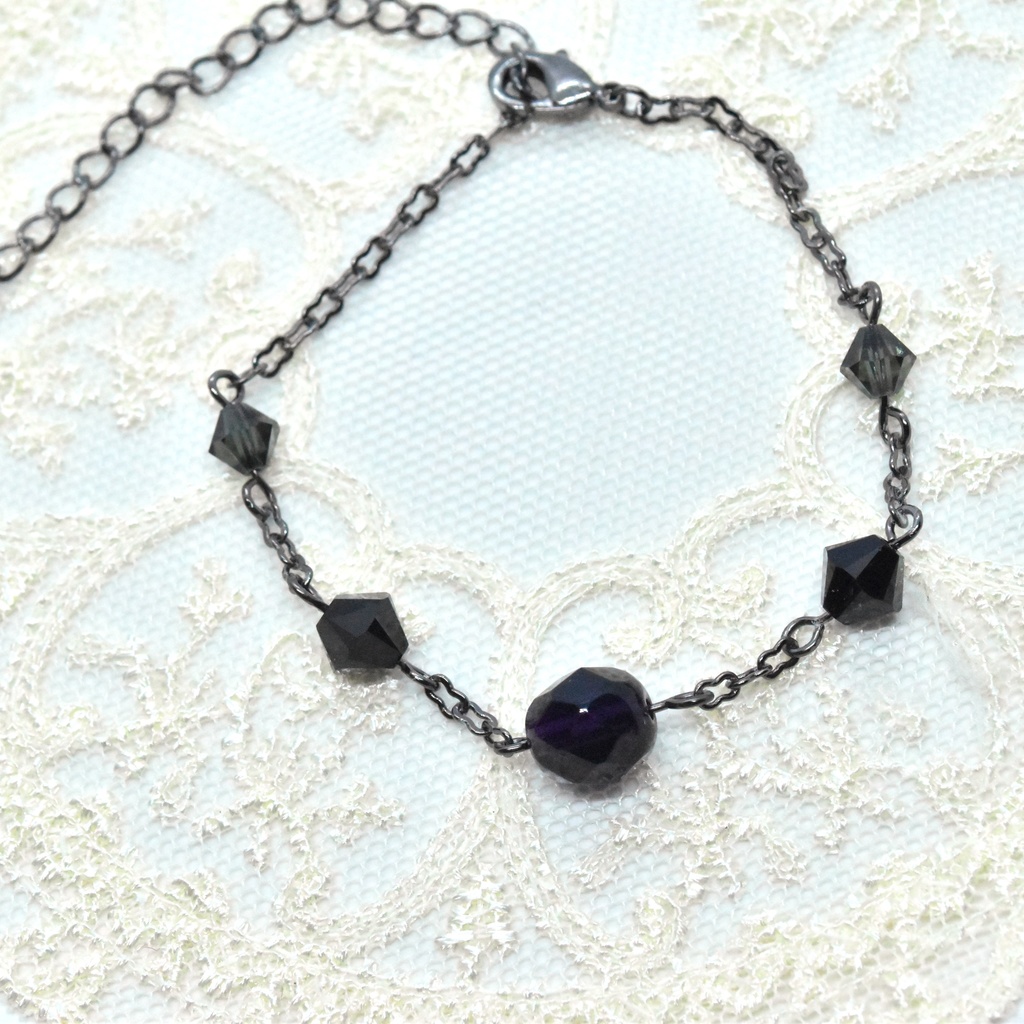 宵闇の使徒:ブラック【キャラクターイメージブレスレット】