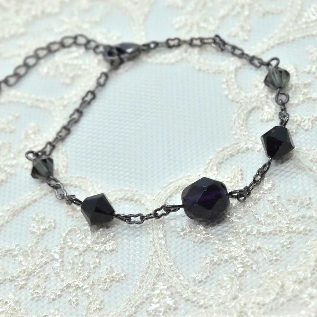 宵闇の使徒:ブラック【キャラクターイメージブレスレット】