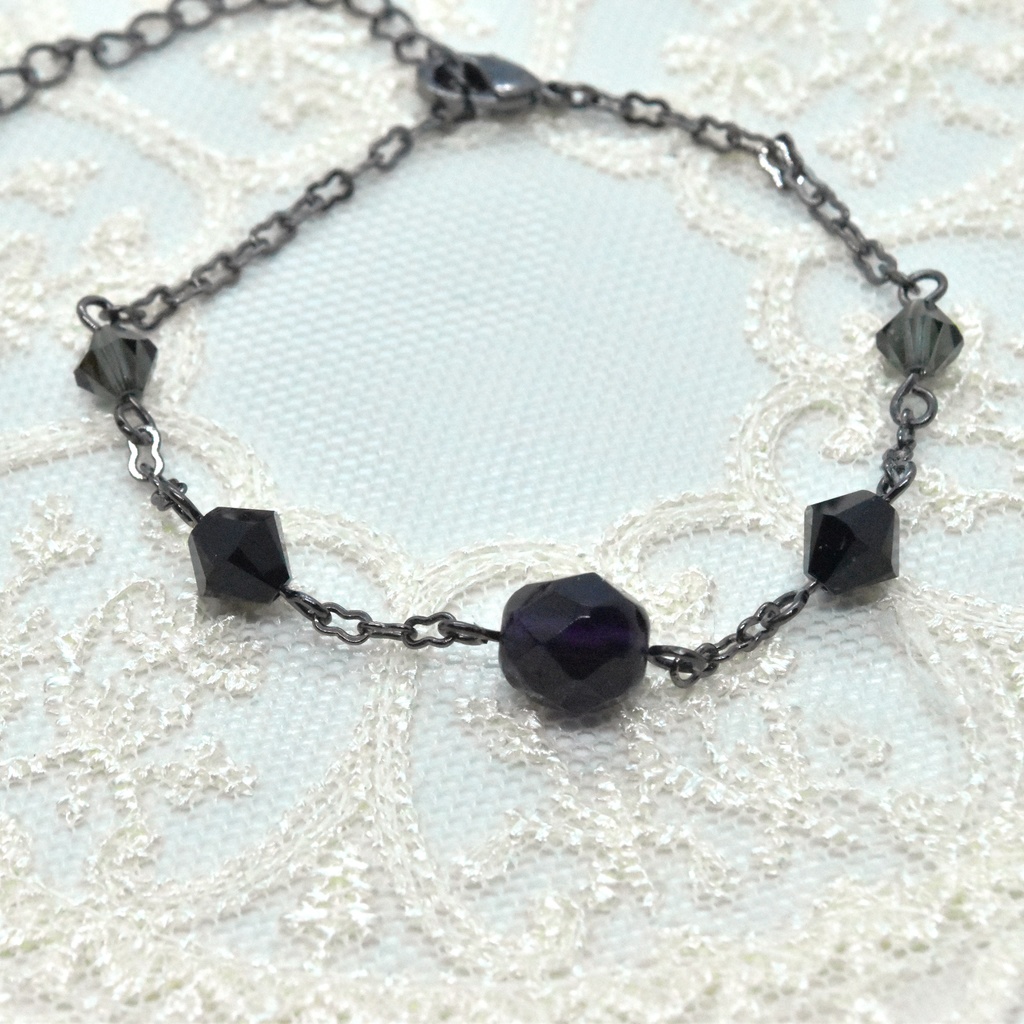 宵闇の使徒:ブラック【キャラクターイメージブレスレット】