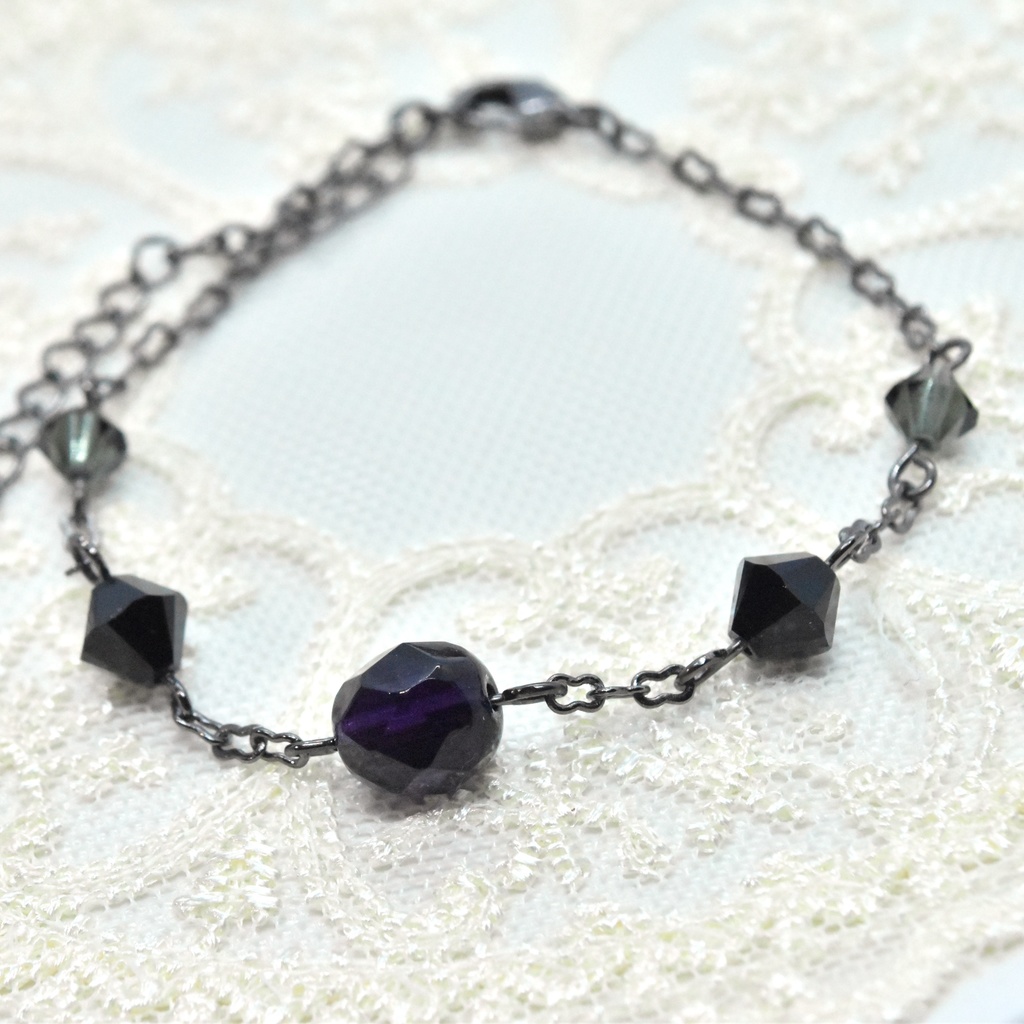 宵闇の使徒:ブラック【キャラクターイメージブレスレット】