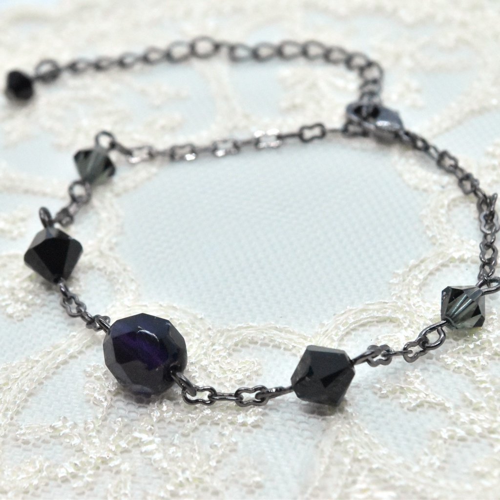 宵闇の使徒:ブラック【キャラクターイメージブレスレット】