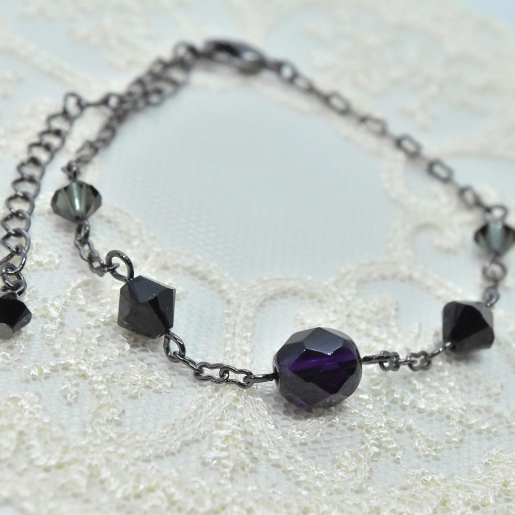 宵闇の使徒:ブラック【キャラクターイメージブレスレット】