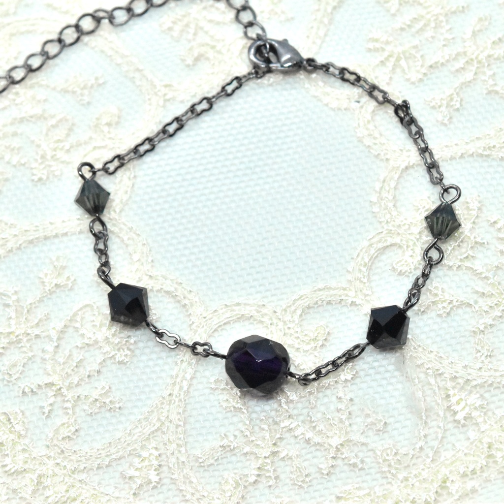 宵闇の使徒:ブラック【キャラクターイメージブレスレット】