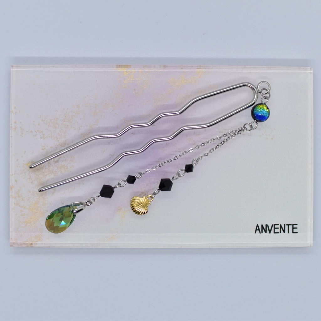 けらま・エリナイトシマー×貝殻 かんざし