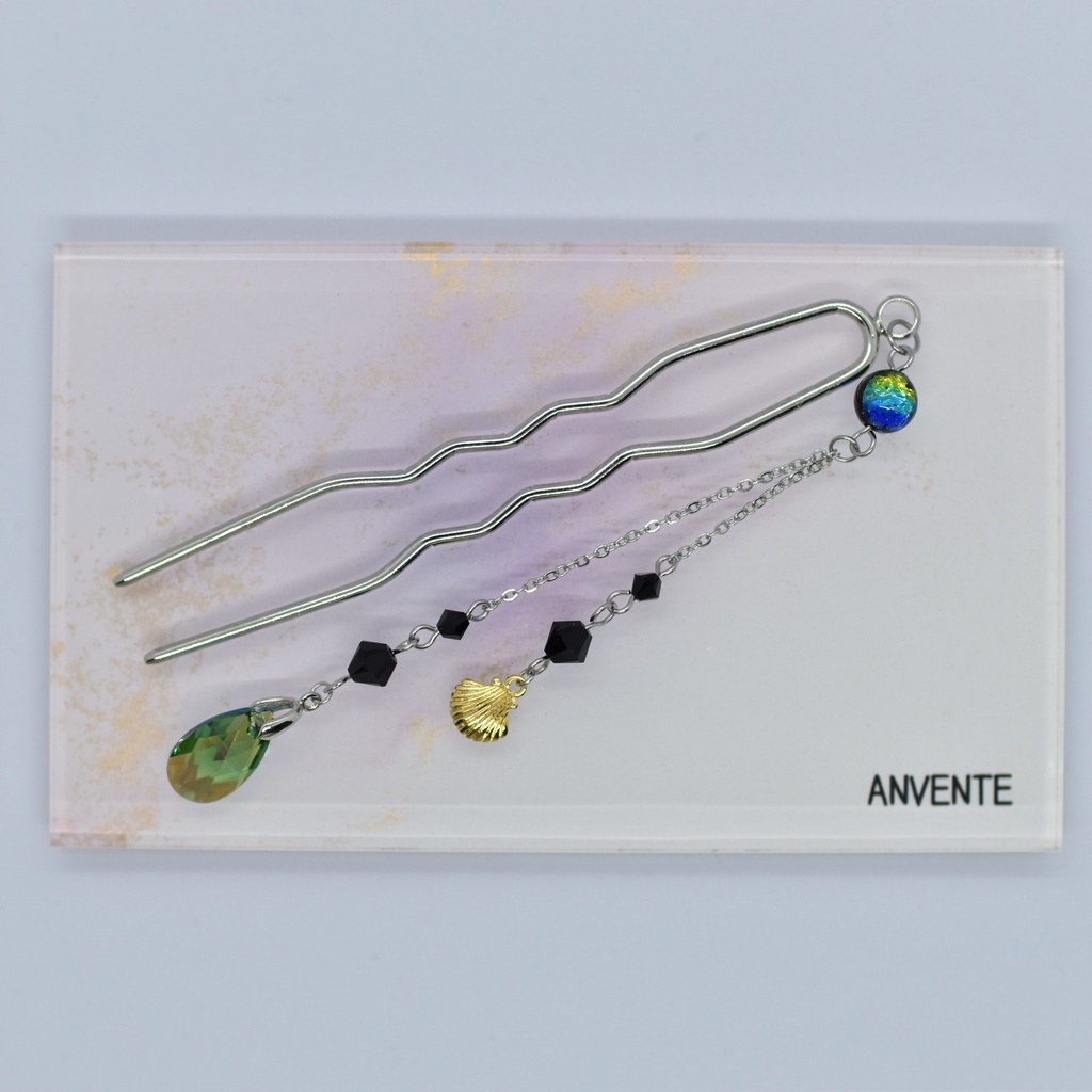 けらま・エリナイトシマー×貝殻 かんざし