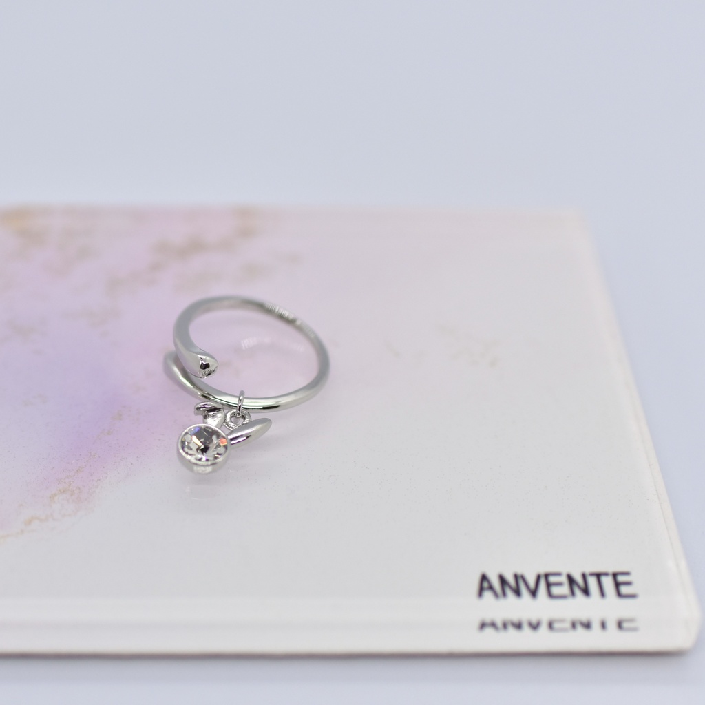 うさぎのリング・ロジウム(フリーサイズ)