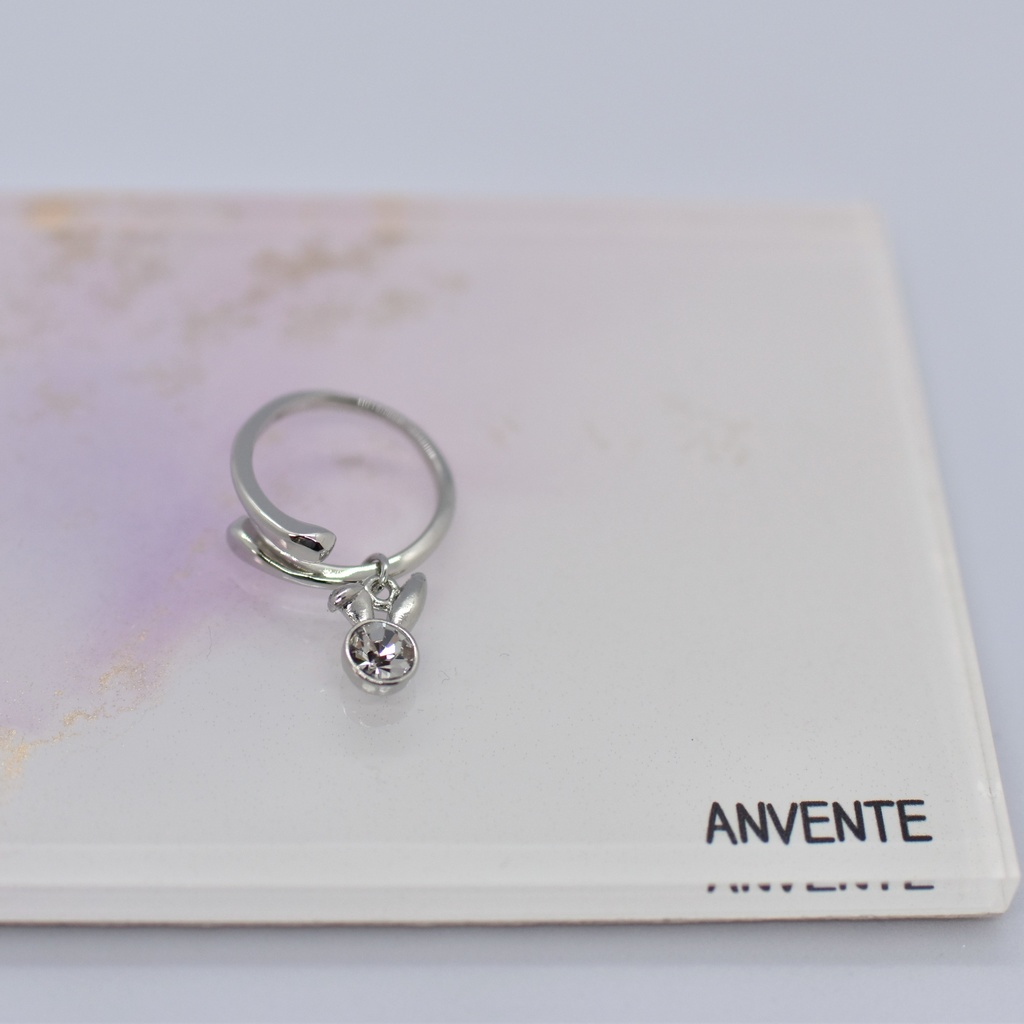 うさぎのリング・ロジウム(フリーサイズ)