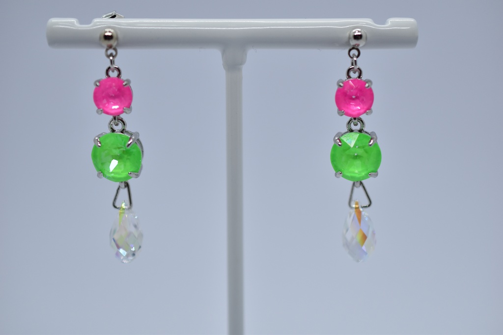 ダンシング・グリーン イメージピアス・イヤリング(A)