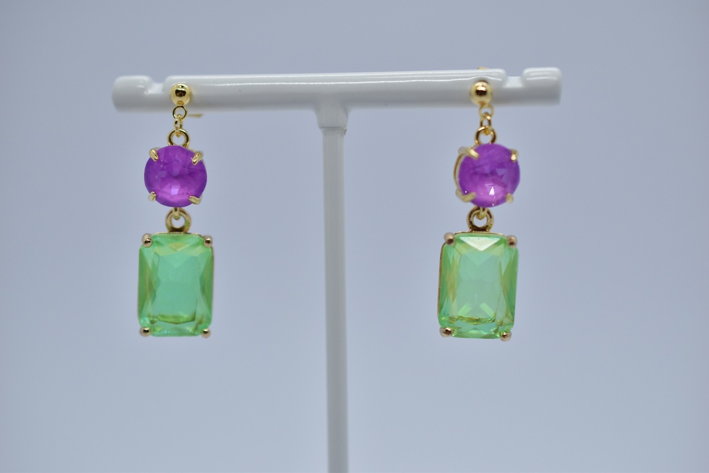 【再販不可】ダンシング・グリーン イメージピアス・イヤリング(B)