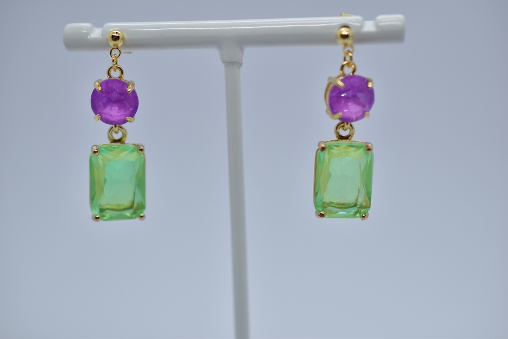 【再販不可】ダンシング・グリーン イメージピアス・イヤリング(B)