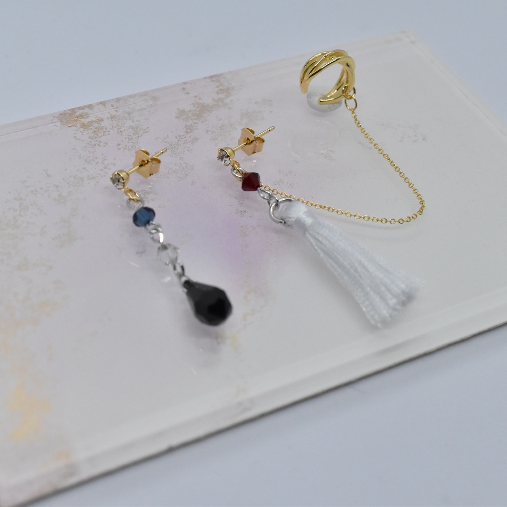 フォン・ライカン イメージイヤーカフ連結ピアス/イヤリング