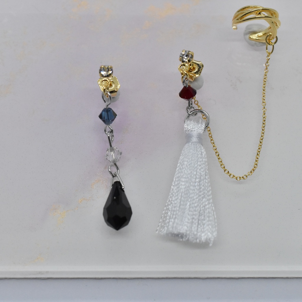 フォン・ライカン　イメージイヤーカフ連結ピアス/イヤリング