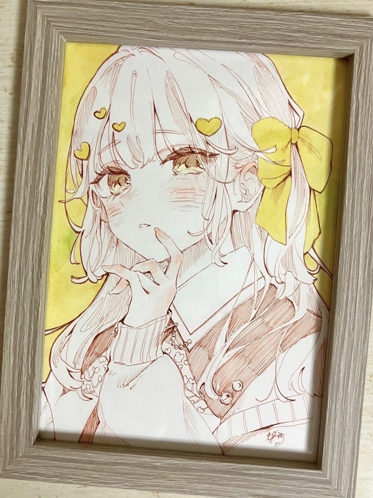 なおちゃんなおさま専用（原画）聖夜の木【A5サイズ／水彩画】絵画 額付き水彩原画〈さよなら桜並木〉/はがきサイズ