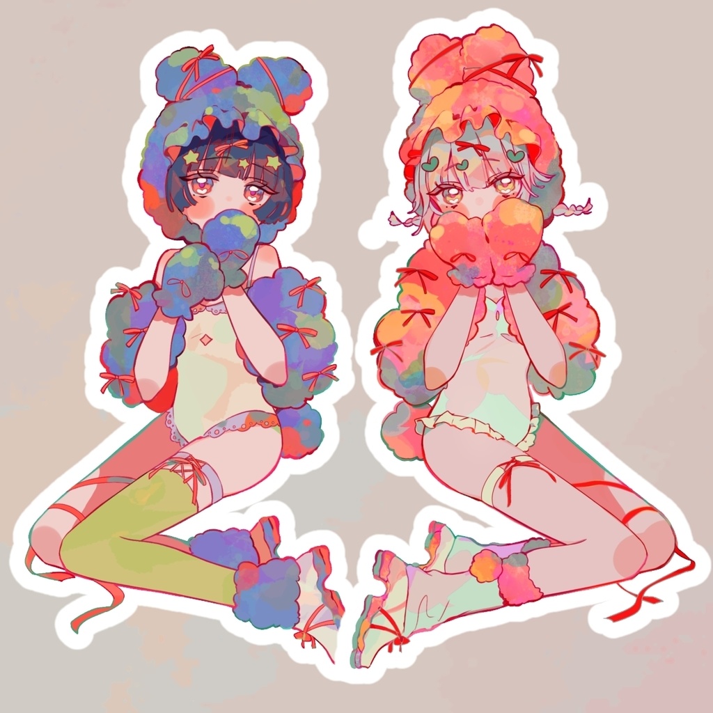 キラキラステッカー